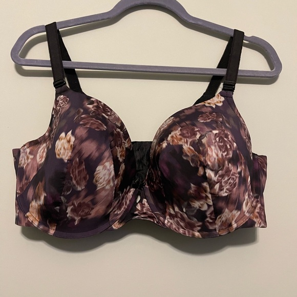 Purple multi floral Torrid Bra 40DDD - Picture 1 of 3